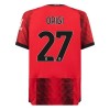 Camiseta de fútbol AC Milan Origi 27 Primera Equipación 23-24 - Hombre